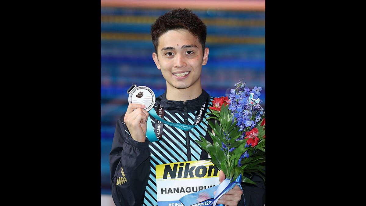 初出場 花車優選手 銀メダル獲得 強み生きた 世界水泳 男子0メートル平泳ぎ