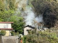【速報】「2階建ての建物が燃えている」多数の通報　北九州市若松区で火事　白い煙が上がる　福岡