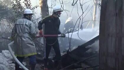 富山市横越で火事　けが人はなし　「煙が見える」と119番通報