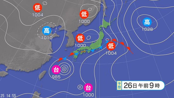 予想天気図