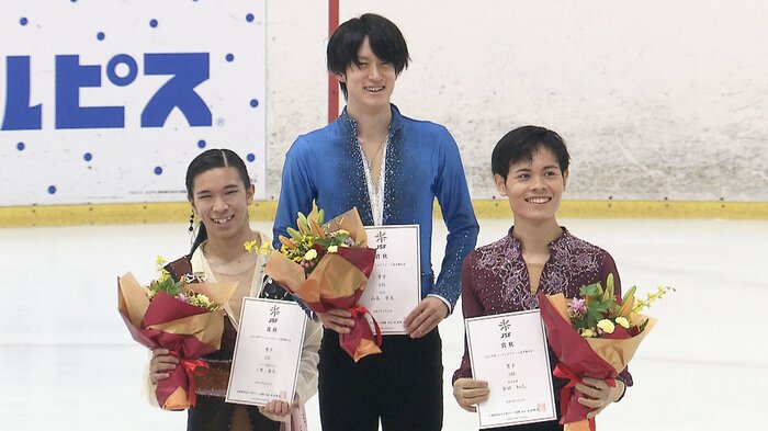 シニア男子表彰台(中部選手権)