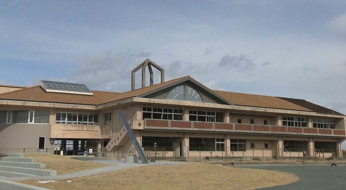 震災遺構　中浜小学校