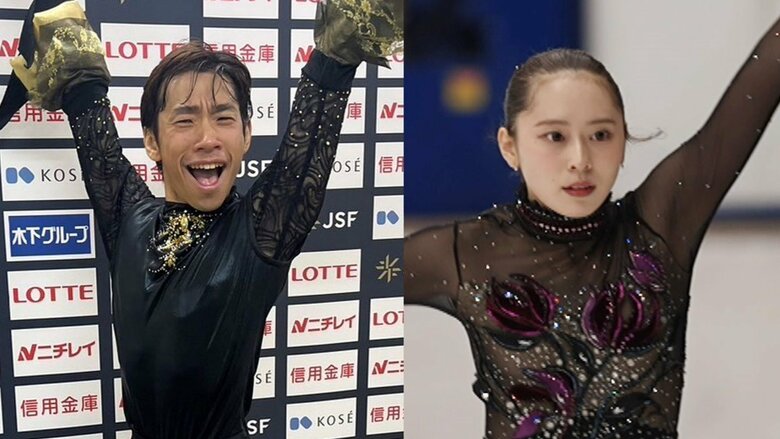 織田信成が圧巻演技で連覇！11年ぶりの全日本へ「ジャンプの精度上げる」。坂本花織からエールもらった三宅咲綺が初V【西日本シニア・結果】｜FNNプライムオンライン