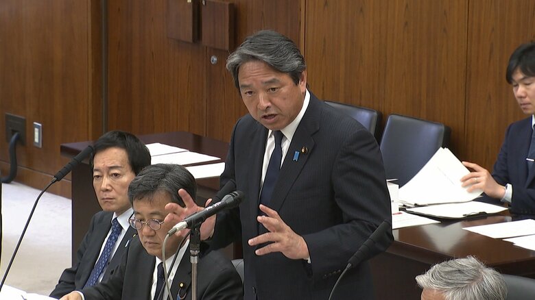 国民・榛葉氏「政治家はね、現場の自衛官と防衛省の職員守ろうよ」　自民党大会での自衛官の国歌斉唱と政府答弁に野党から苦言相次ぐ｜FNNプライムオンライン