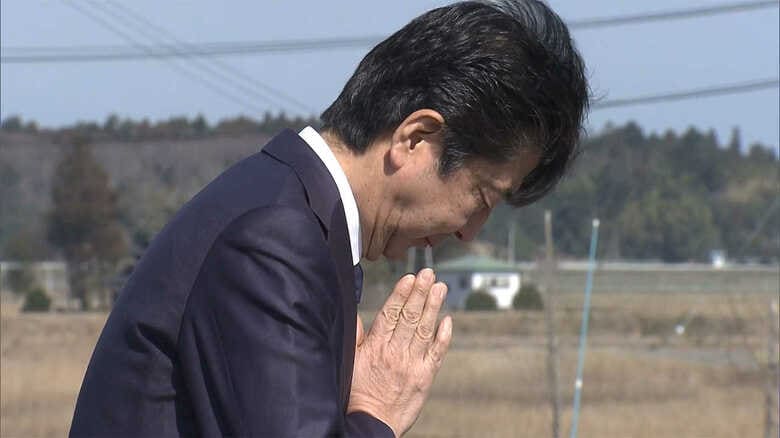 安倍首相が福島の避難指示解除地域を訪問  新型コロナで厳戒態勢