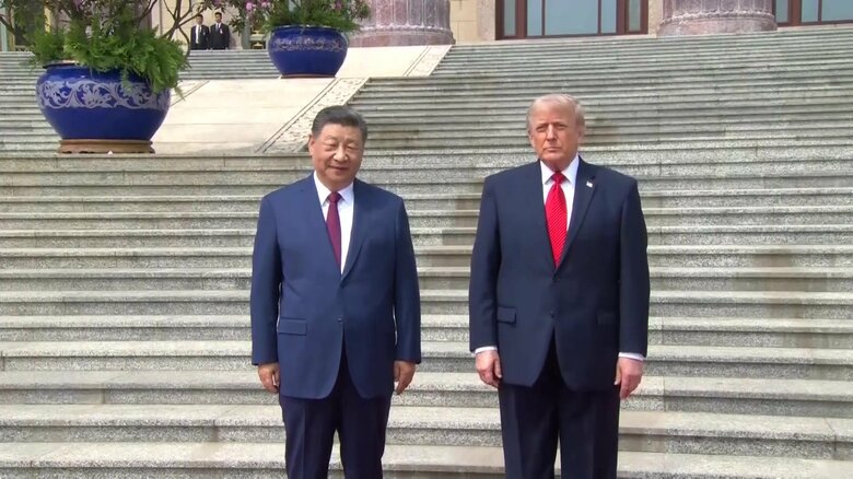 トランプ大統領中国訪問　習近平国家主席「米中の協力は世界の利益になる」と歓迎　首脳会談は予定時間を40分超過｜FNNプライムオンライン