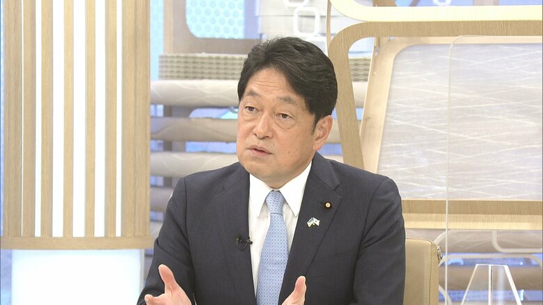 「日曜報道 THE PRIME」に出演した自民・小野寺安保調査会長(5月29日)