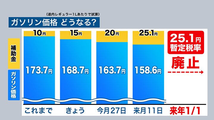 政府の補助金が段階的に拡大
