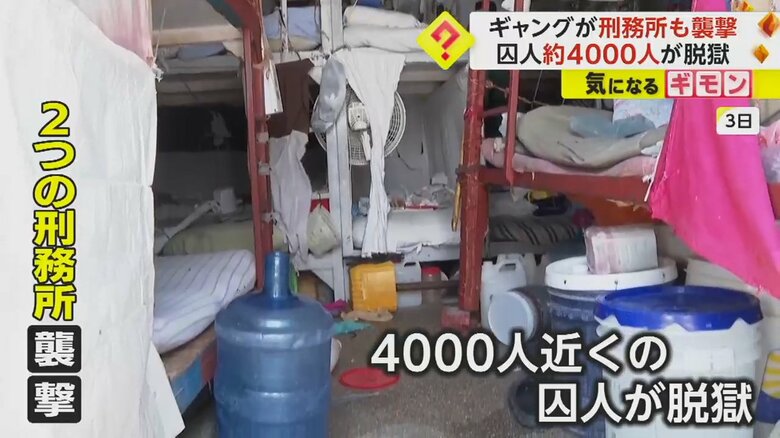 ギャングが襲撃した刑務所内部