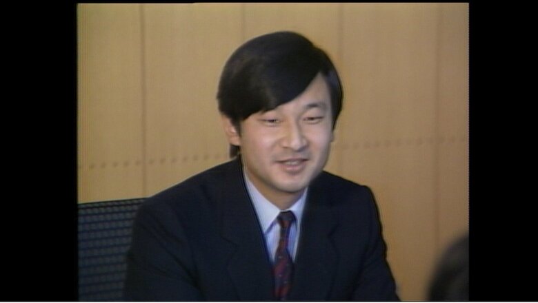 皇太子時代何度も結婚について質問されていた　1988年