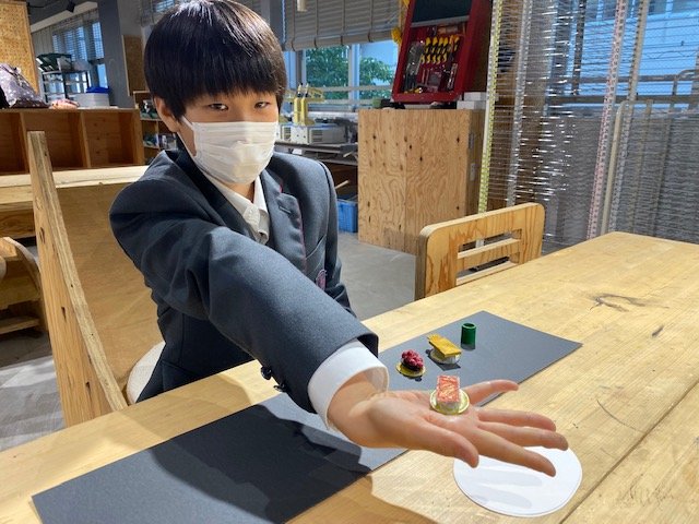 「3Dプリンターを使って、自分の好きなものを作りたいと思った」