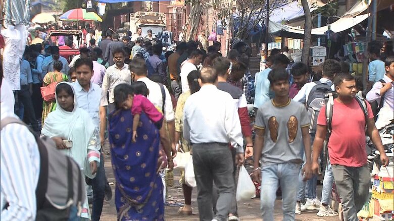 活気あふれるインドの下町