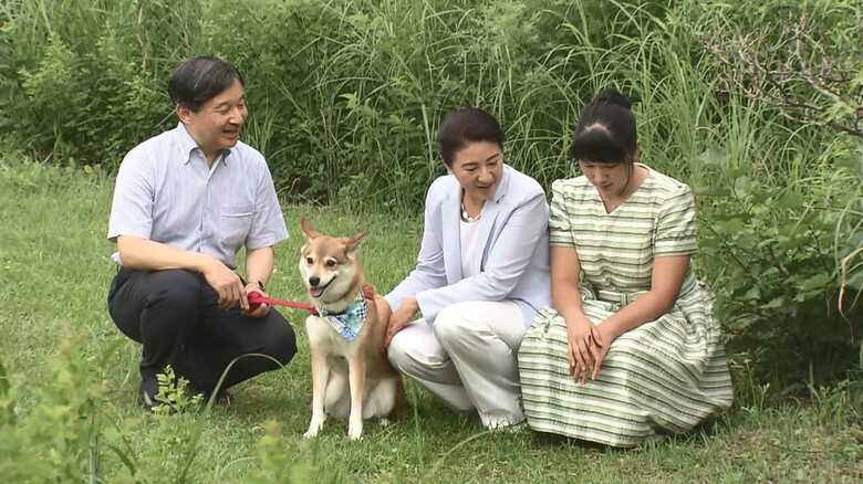 愛子さまの手にトンボが…