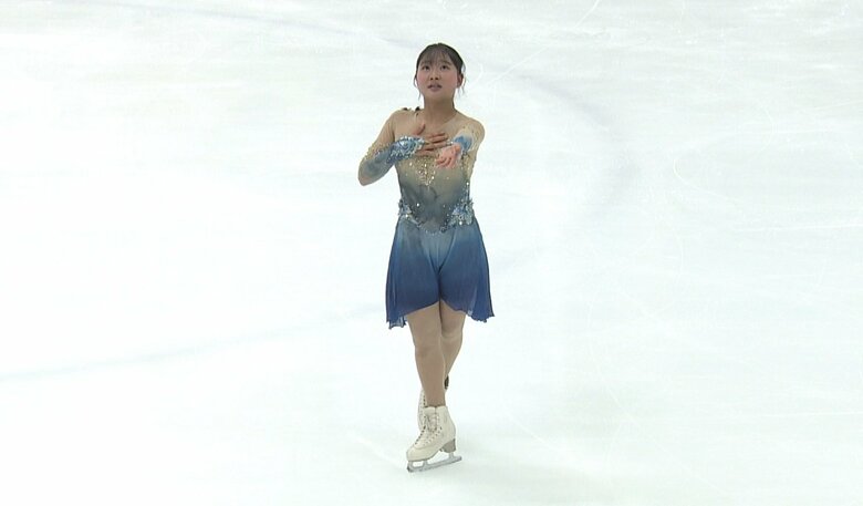 新フリー『レ・ミゼラブル』でスタオベ演技を披露した和田（中部選手権）