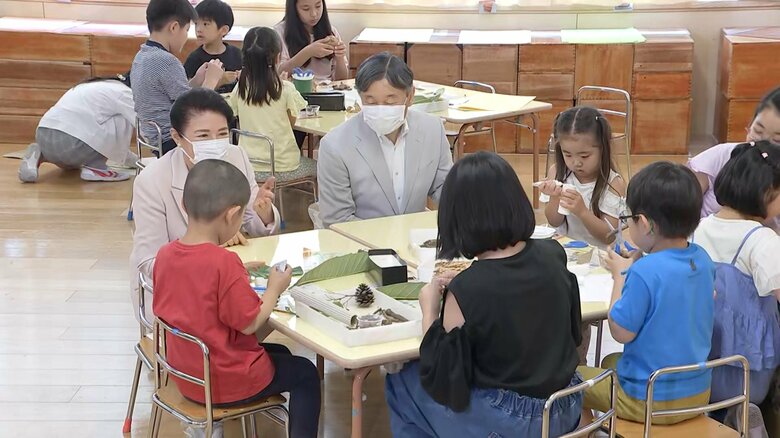 子ども達と触れあわれた　5月21日