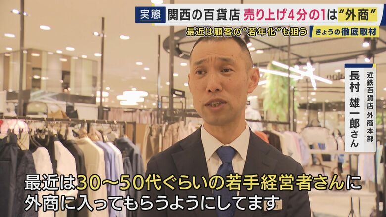 近鉄百貨店外商本部　長村雄一郎さん