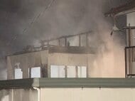 56歳長男が死亡か…未明に木造住宅から出火しほぼ全焼 性別不明の1人の遺体見つかる 親子2人暮らしで父親は軽傷