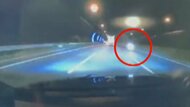 「ほぼ爆発だった」正面衝突の瞬間映像 高速道を15km逆走のバイ…