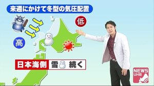 北海道の天気 11/25(水) 小春日和は1日限り...あすから日本海側で雪続く