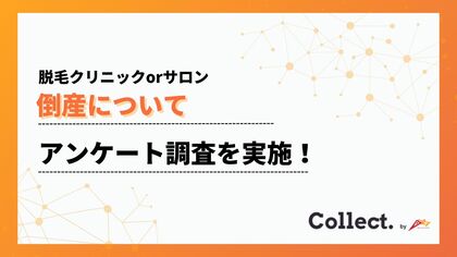 83%が倒産前に予兆はなかったと回答。脱毛クリニック&サロンの倒産についてアンケート調査【Collect.(コレクト)】