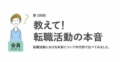 20代の約7割が「年収が大きく下がっても週休3日の職場がいい」。各世代の転職活動における本音が明らかに/『女の転職type』が働く女性にアンケート【第100回】