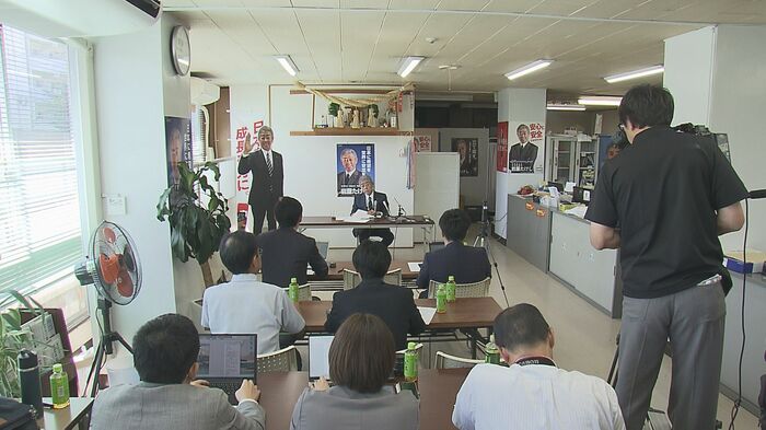 岩屋毅前外務大臣の会見 10月2日 大分県別府市