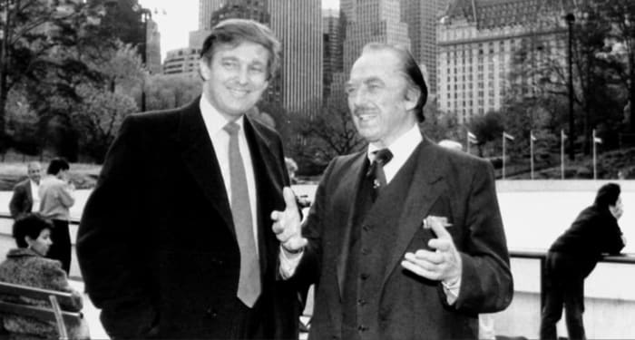 トランプ大統領と父親のフレッド氏(画像:アメリカABCより)