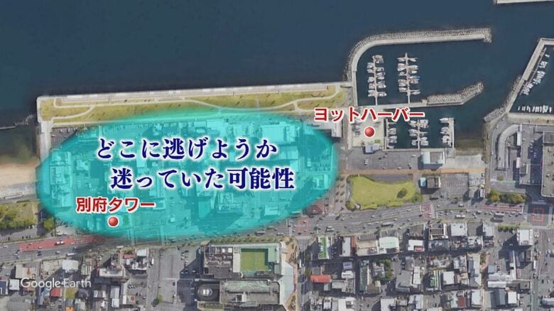八田與一容疑者　独自で防犯カメラ69台調査　事件当日　ホテル街で似た裸足の男の姿が　別府ひき逃げ｜FNNプライムオンライン