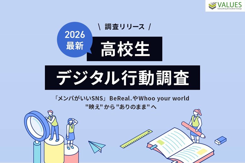 【調査リリース】2026最新“高校生デジタル行動”調査！「メンパがいいSNS」BeReal.やwhoo your world～“映え”から“ありのまま”へ～