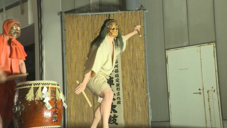 ベテランたちに臆することなく、太鼓の音を響かせた