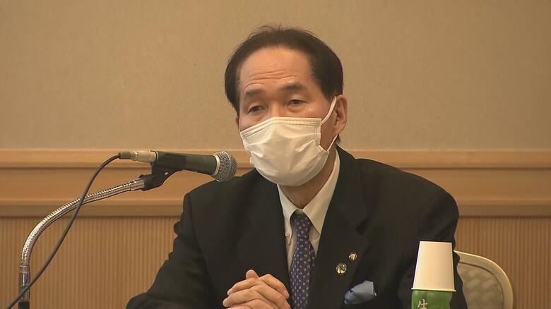 対策発表する香川県知事
