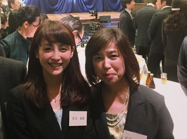 2015年 フジテレビ入社式で