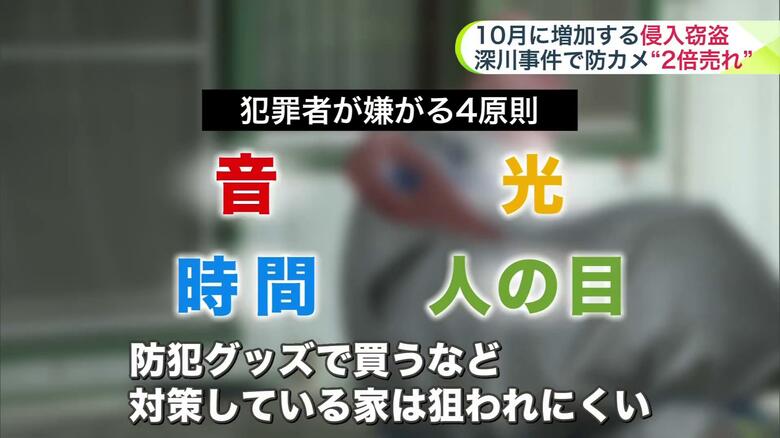 犯罪者が嫌がる4原則『音、光、時間、人の目』