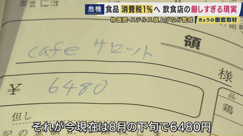 物価高の影響で卵が6440円に