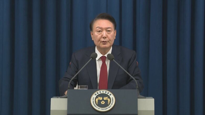 2024年12月　尹被告が非常戒厳を宣言