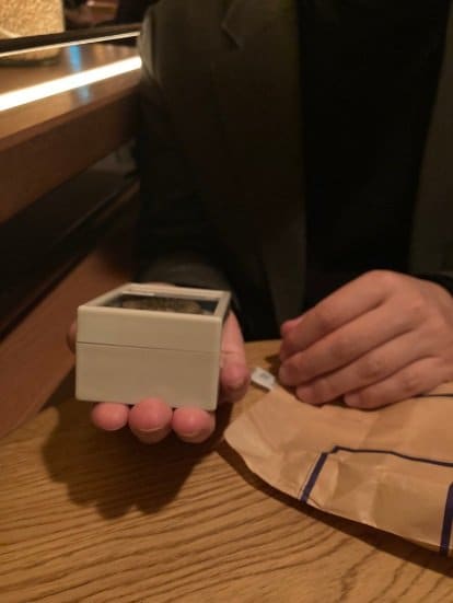 指輪の入ったケース？と思いきや…