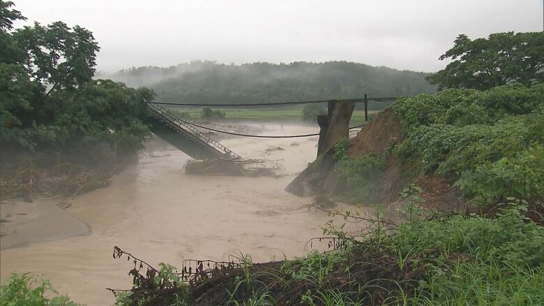 被災した米坂線（2022年）