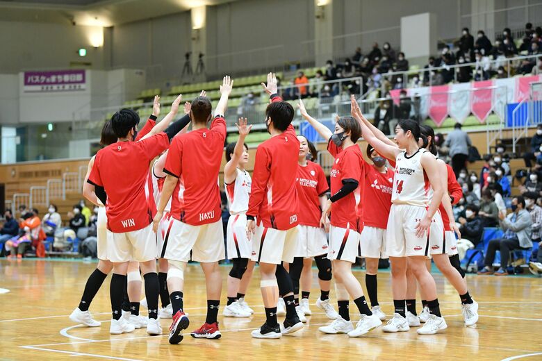 アイシンウィングスに2連勝の三菱電機コアラーズ（10月31日、新潟戦より）