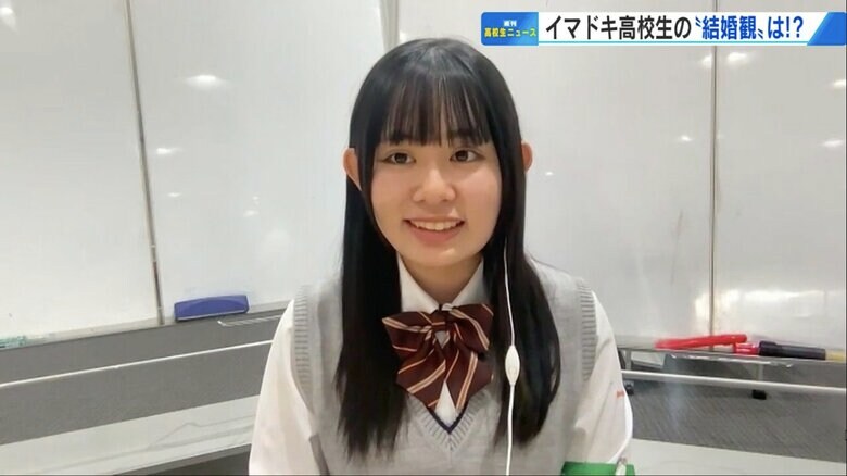 崇徳高校新聞部 部長・柚川花菜さん