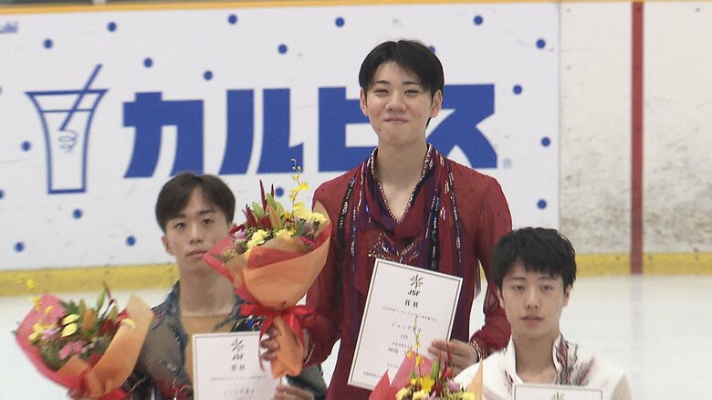 ジュニア男子表彰台（中部選手権）