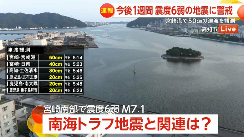高知市の様子