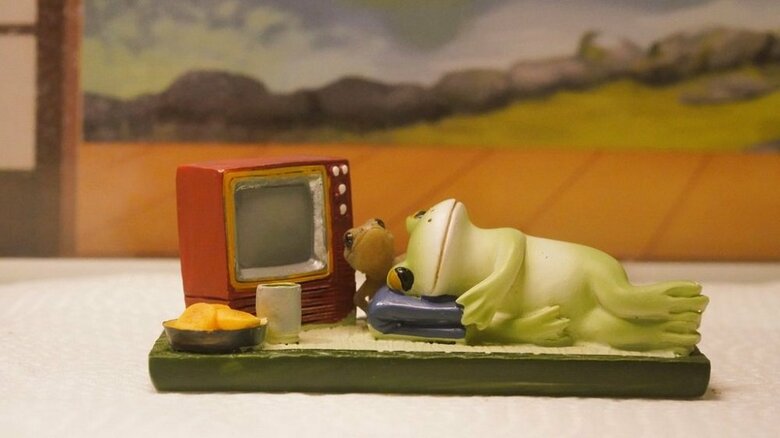 テレビの見過ぎはダメ。チビヤモちゃん