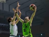 【レバンガ北海道】富永啓生24得点、2ポイントシュートとフリースローの成功率100％ 京都に快勝でホーム10連勝！ロイブルHC「13人全員がしっかりパフォーマンス」