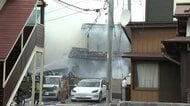 【速報】仙台市青葉区小松島で火事　空き家から出火か　黒煙があがる　消防が消火活動中