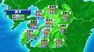 熊本市で３８．９度 観測史上最高気温【熊本】