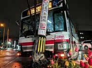 【速報】路線バスが電柱に突っ込む…ケガ人いる模様＜札幌市白石区＞