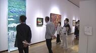 世界の有名画家のパレットと作品を鑑賞「巨匠たちのパレット展」　県内外から多くの人が訪れる　秋田市