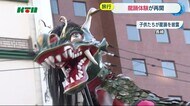 福岡からの修学旅行生が龍踊を体験 コロナ感染者減で再開【長崎市】