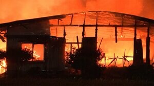 長野で住宅火災 2人死亡 岩手でも3棟が全焼か