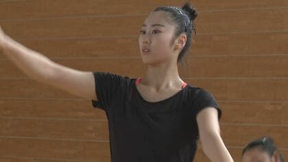 ロス五輪で「金メダル」　新体操の世界選手権・団体総合で初の金メダルを獲得した花村夏実選手　後輩たちの前で決意を語る　